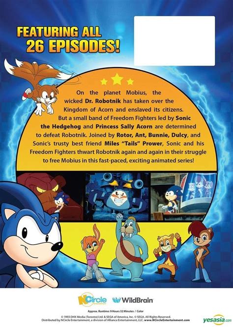 YESASIA Sonic The Hedgehog The Complete Series DVD US Version DVD