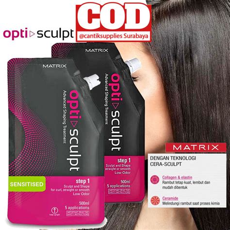 Matrix Opti Sculpt Ml Krim Pelurusan Rebonding Smoothing Step