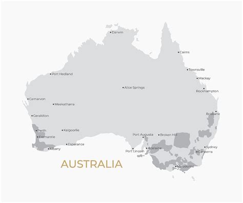 Printable Physical Map Of Australia Free Download And Print For You