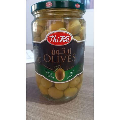 Jual Buah Zaitun Hijau Thika Green Olive 700 Gr Pickles EXPIRED