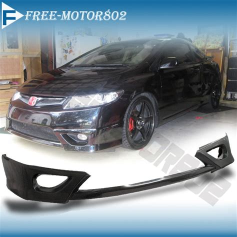 Fits Honda Civic Hfp Front Bumper Lip Spoiler Bodykit Pu Ebay