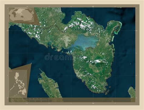 Sorsogon Philippines High Res Satellite Capital Stock Illustration