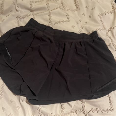 Black Lulu Hotty Hot Shorts Size With A Inch Depop