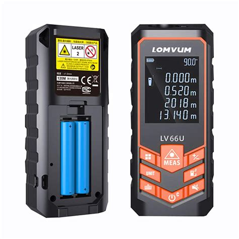 LOMVUM LV 77U 120M Handheld Digital Laser Distance Meter With