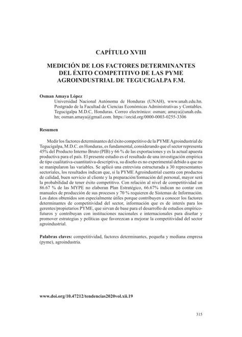 PDF CAPÍTULO XVIII MEDICIÓN DE LOS FACTORES DETERMINANTES DEL