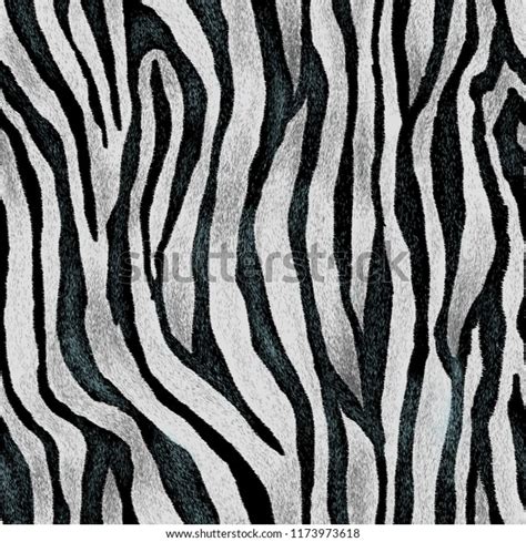 Seamless Tiger Skin Pattern Stock Illustration 1173973618