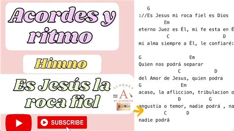 Es Jesús La Roca Fiel Acordes Youtube