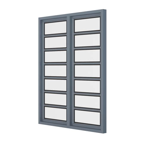 Ventana De Metal 268 X 134 Cm Modelo 3d 20 C4d Max Obj Fbx