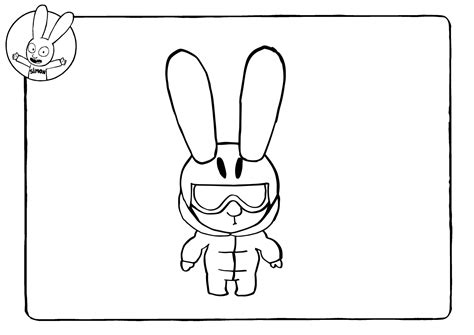 48 Coloriage Simon le Lapin Des Aventures à Imprimer