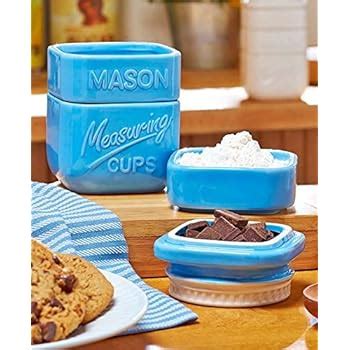 Amazon Mason Jar Ceramic Measuring Set Cups And Spoons By World