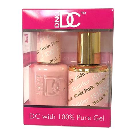 DND DC Duo Soak Off Gel Matching Nail Polish Nude Pink