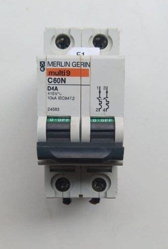 Double Pole Merlin Gerin C N Miniature Circuit Breaker At Best