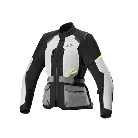 Jaqueta Alpinestars Stella Andes Air Drystar Preto Cinza Gelo Feminino