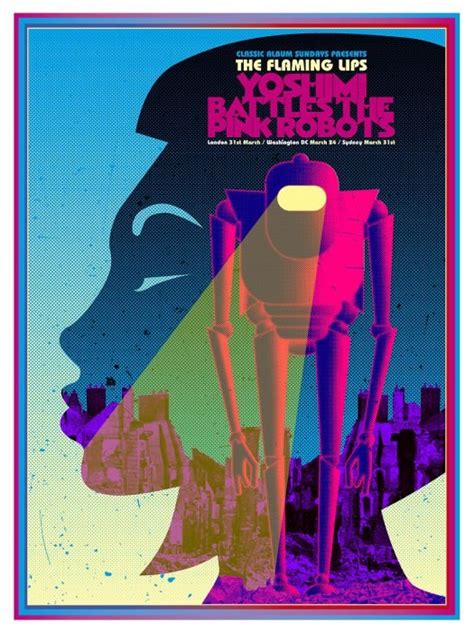 The Flaming Lips Yoshimi Battles The Pink Robots Poster Classic