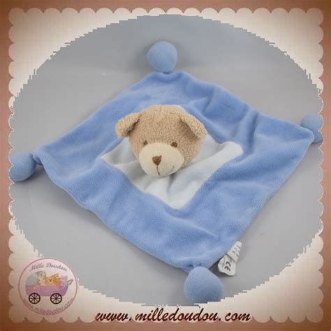 SABILUC SOS DOUDOU OURS BEIGE CORPS PLAT BLEU Boutique Pour Retrouver