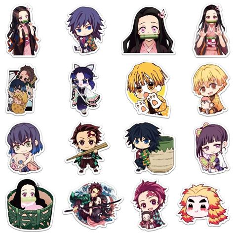 Nezuko Kimetsu no Yaiba Stickers 50 pieces Anime Stickers