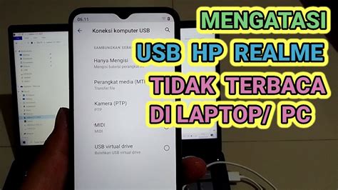 Cara Mengatasi USB Hp Realme Tidak Terbaca Terdeteksi Di Laptop