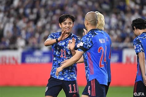 久保・前田が待望の代表初ゴール！日本、w杯出場国のガーナに4発快勝【サマリー：キリンカップサッカー2022 日本vsガーナ】 スポーツナビ