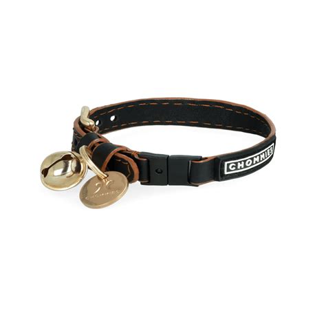 Chommies Adjustable Quick-Release Leather Cat Collar | Hendrix | Cape