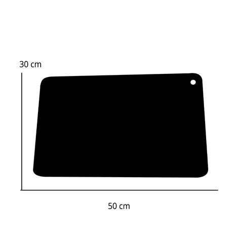 Placa De Corte Amarela 50x30x1 5 Canaleta Pronyl Polietileno