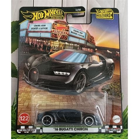 Hot Wheels Premium 16 BUGATTI CHIRON Boulevard Shopee Malaysia