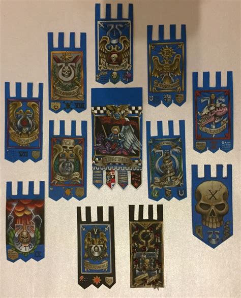 Ultramarines Banners Freehand Warhammer 40k Art Warhammer Space