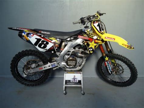 Suzuki Rmz 450 2013 Model Davi Millsaps Racebike From Rockstar Suzuki