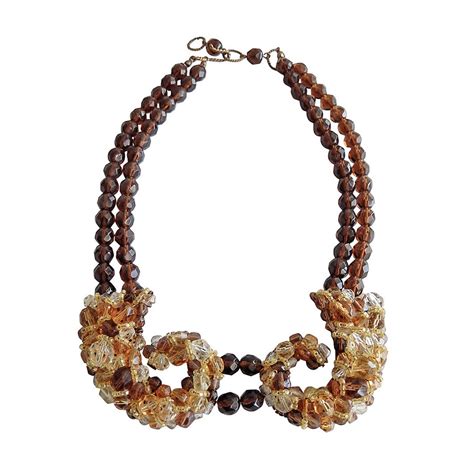 Coppola E Toppo Double Strand Beaded Necklace S At Stdibs