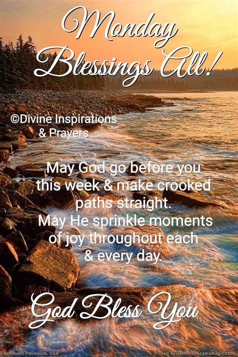 Monday Blessings Monday Blessings Friday Inspirational Quotes Good