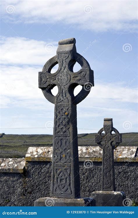 Irish Celtic Cross Stock Photo - Image: 12933870