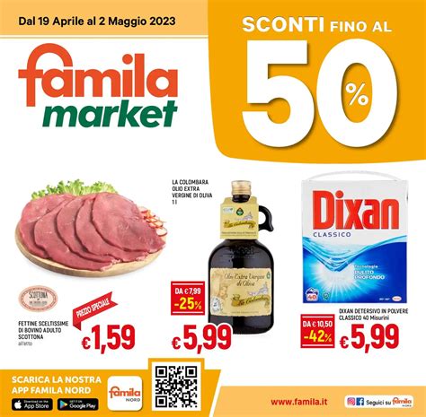 Volantino Famila Market Sconti Fino Al 50 Dal 19 04 Al 2 05 2023