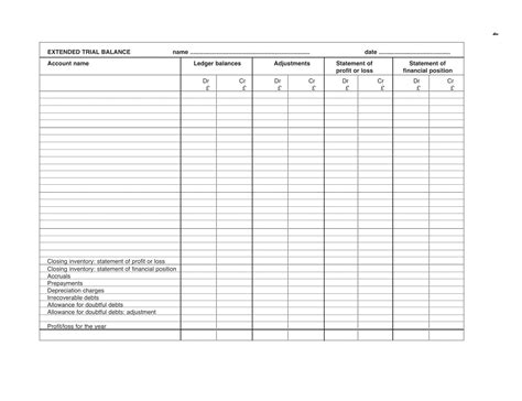 Free Printable Bookkeeping Templates [Excel, PDF, Word]