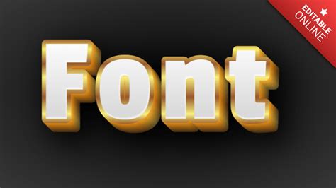 Font D Textura Oro Dorado Generador De Efectos De Texto