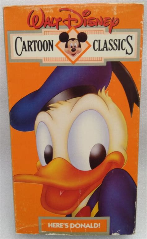 Vhs Walt Disney Cartoon Classics V Heres Donald Vhs