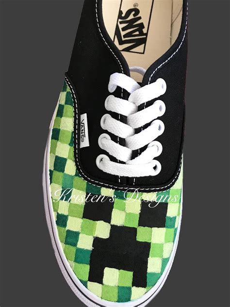 Video Game Custom Shoes Video Game Minecraft Clothes Fan - Etsy