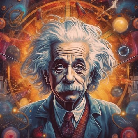 Premium Photo Illustration Of Albert Einstein