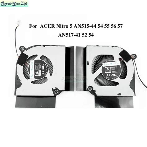 KING TI 3D Digital CPU GPU Laptop Cooling Fans Cooler For Acer