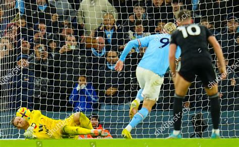 Erling Haaland Manchester City Scores Goal Editorial Stock Photo - Stock Image | Shutterstock