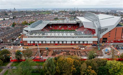 27 Photos Of Anfield Road End Timeline From Klopp Breaking Ground To