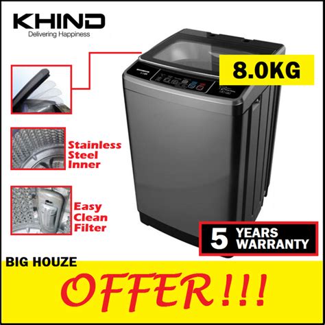 Khind Kg Full Auto Washing Machine Wm A Top Load Automatic Washer