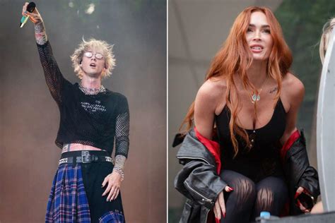 Megan Fox Supports Machine Gun Kelly At Germany Show As They Work On