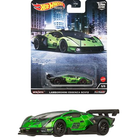 Premium Rubber Wheel Hot Wheels Model Car Culture Exotic Envy