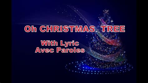 O Christmas Tree Avec Paroles Christmas Song Musique De No L Lyrics