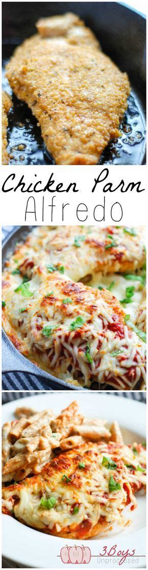 Chicken Parmesan Alfredo Pretty Little Apron Recipes Chicken Main