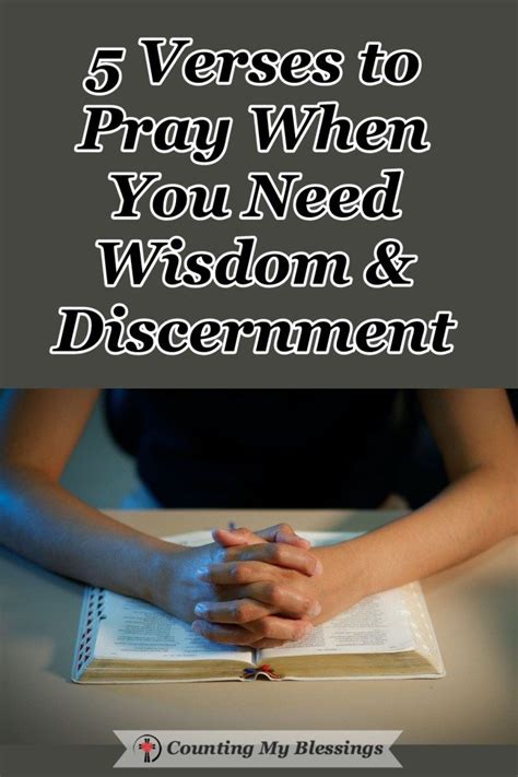 5 Verses To Pray When You Need Wisdom And Discernment In 2024