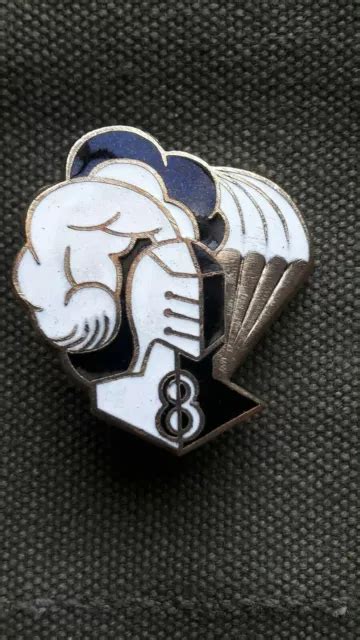 Insigne Parachutiste Er Rcp E Cie Ww Free French Para Badge Eur