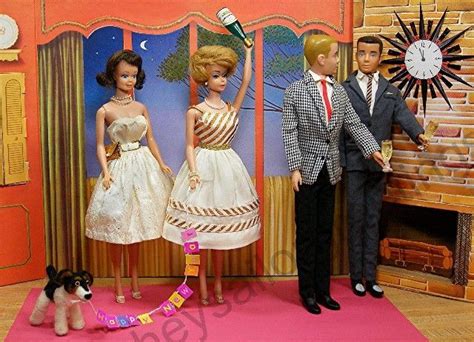 Barbie And Ken S New Year S Eve Party At The 1963 Dream House By Hey Sailor Greetings Barbie