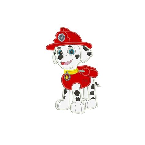 Marshall Paw Patrol Applique Design