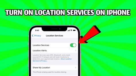 How To Turn On Location Services On Iphone Ios Easy Youtube