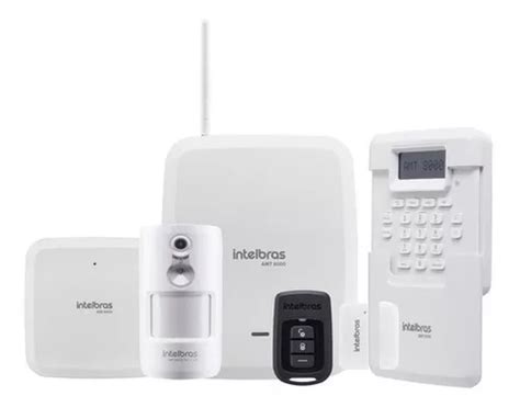 Kit Alarme Comercial Sem Fio Completo Amt 8000 Intelbras